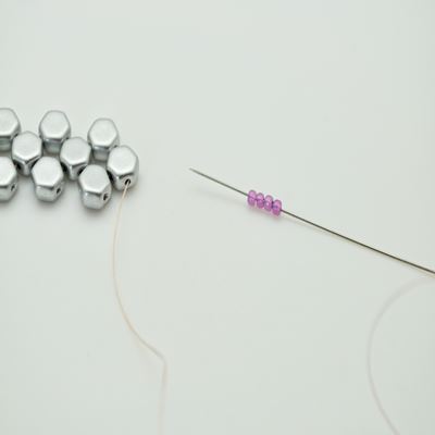 Bracelet Honeycomb et SuperDuo : Etape 13