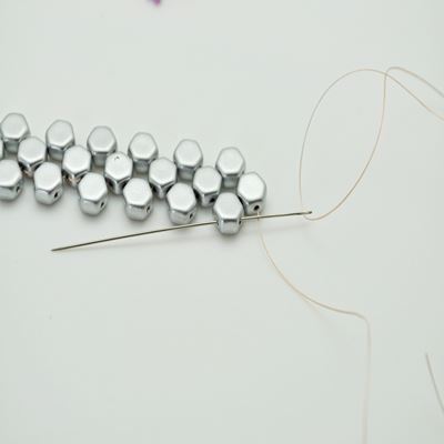 Bracelet Honeycomb et SuperDuo : Etape 14