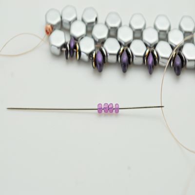 Bracelet Honeycomb et SuperDuo : Etape 19