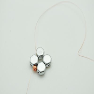 Bracelet Honeycomb et SuperDuo : Etape 4