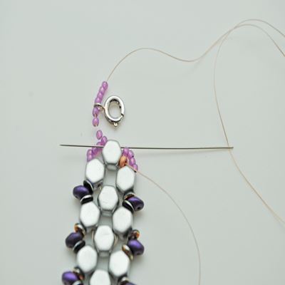 Bracelet Honeycomb et SuperDuo : Etape 35