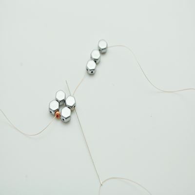 Bracelet Honeycomb et SuperDuo : Etape 8