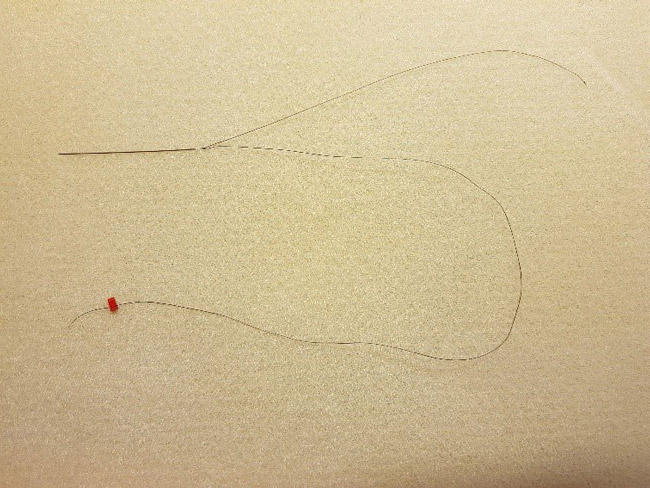 Bracelet 3 chevrons en perles Miyuki Half Tila et rocailles : Etape 1