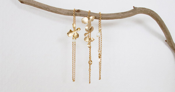 Schéma DIY Stacking bracelets fleurs dorées