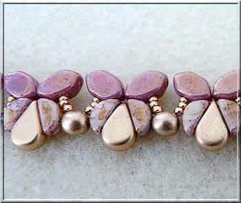 Collier DIY Siane avec des perles de verre Paros et Kos par Pucas : Etape 10