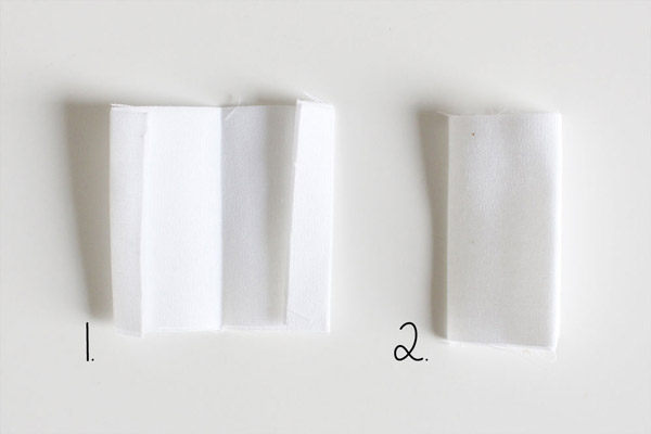 DIY couture facile Pochette customisée avec un tissage peyote impair arc en ciel : Etape 5