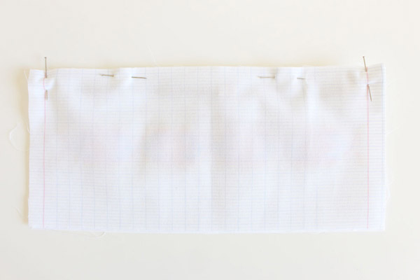 DIY couture facile Pochette customisée avec un tissage peyote impair arc en ciel : Etape 8