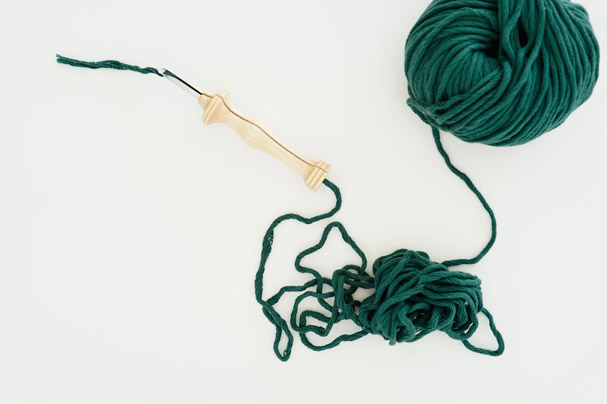 DIY Coussin en broderie magique punch needle par Julie Robert : Etape 3