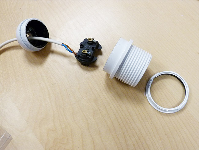 DIY Lampe en béton créatif : Etape 2