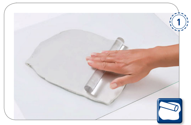 DIY déco noël ange en pâte FIMO Air : Etape 5