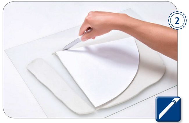 DIY déco noël ange en pâte FIMO Air : Etape 6