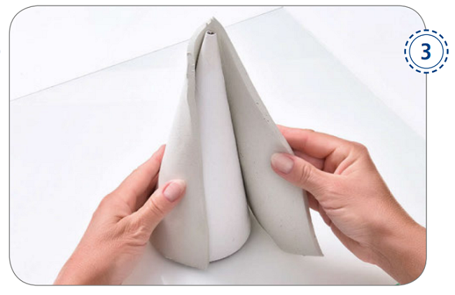 DIY déco noël ange en pâte FIMO Air : Etape 7