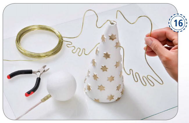 DIY déco noël ange en pâte FIMO Air : Etape 20