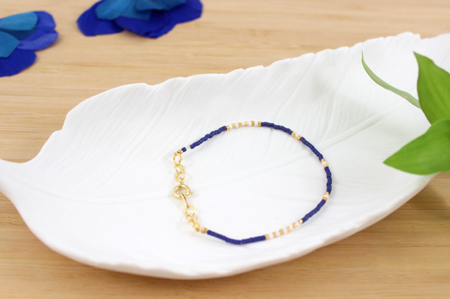 Bracelets Miyuki ultra-simples et Créoles : Etape 2