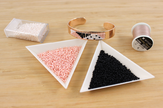 Bracelets Miyuki ultra-simples et Créoles : Etape 4