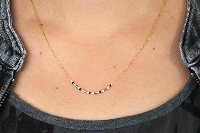 Bracelets Miyuki ultra-simples et Créoles : Etape 5