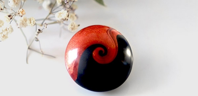 Comment faire une perle Swirl en pâte polymère?