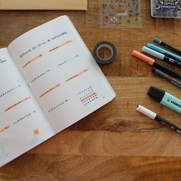 Interview créatif avec rose poudrée