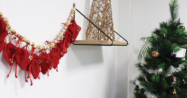 Fabriquer son calendrier de l’avent DIY suspendu Fabriquer son calendrier de l’avent DIY suspendu
