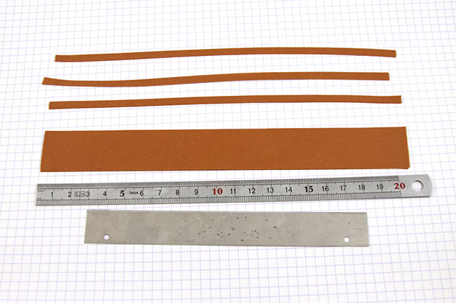 Bracelet tressé Fimo cuir : Etape 2