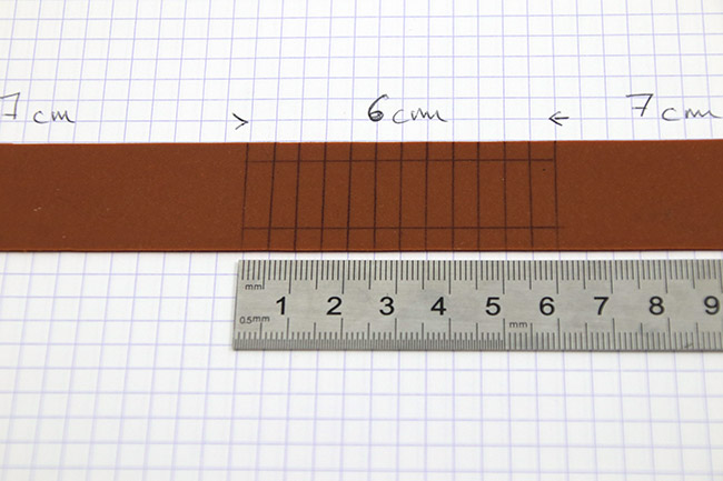 Bracelet tressé Fimo cuir : Etape 3