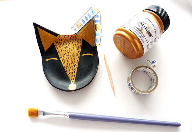 Coupelle renard en pâte polymère : Etape 5