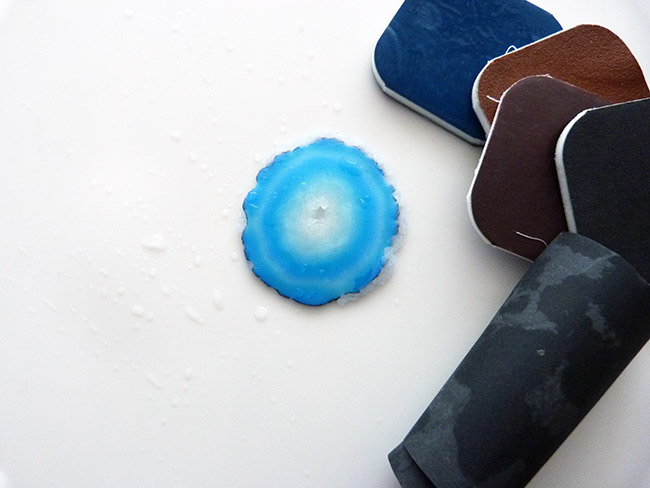 Pendentif imitation agate en pâte polymère Pardo : Etape 8