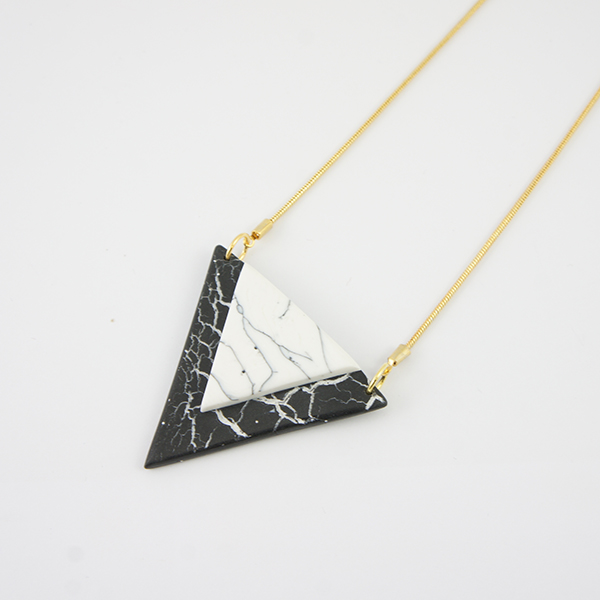 Schéma Pendentif imitation marbre en pâte polymère Schéma Pendentif imitation marbre en pâte polymère