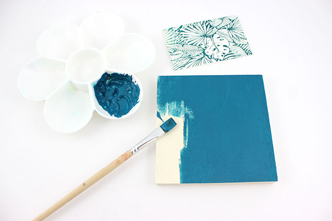 porte bijoux polymère peinture du bois