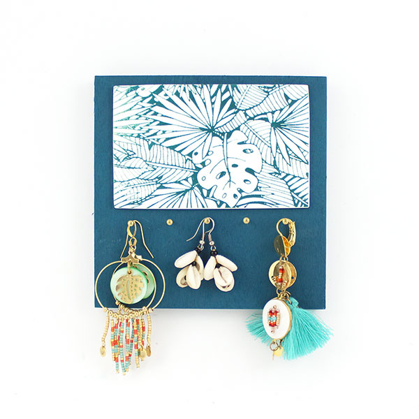 Porte bijoux Fimo avec un silk-screen