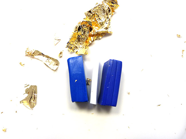 Bague imitation lapis-lazuli en pâte polymère PARDO : Etape 3 Bague imitation lapis-lazuli en pâte polymère PARDO : Etape 3