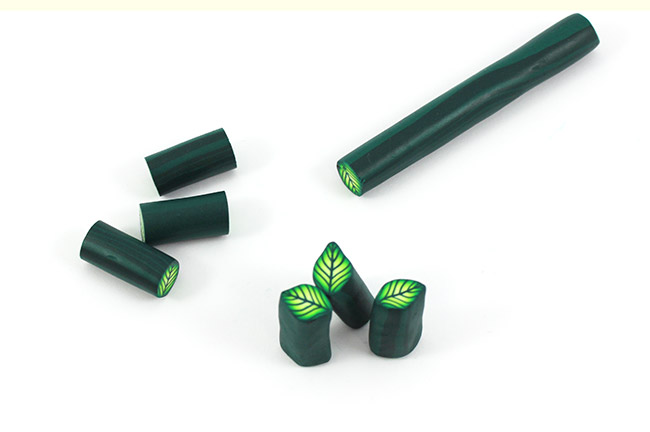 Réaliser une cane feuille en pâte Fimo : Etape 10