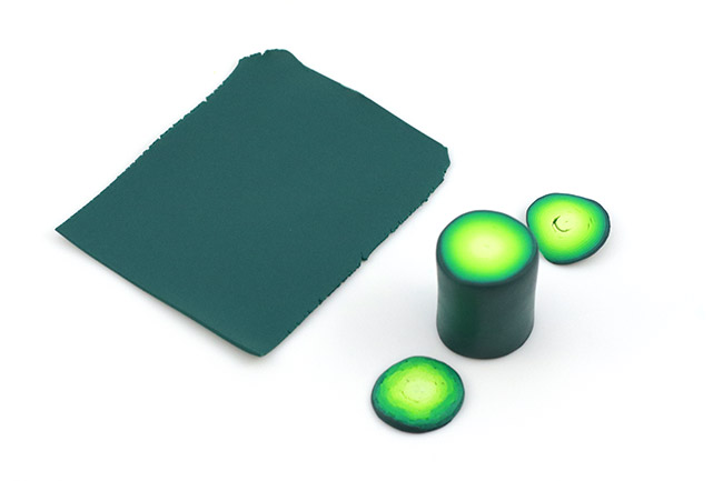 Réaliser une cane feuille en pâte Fimo : Etape 6