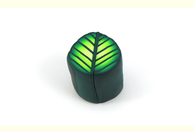 Réaliser une cane feuille en pâte Fimo : Etape 8