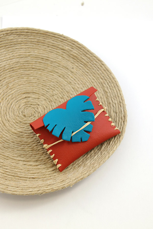 Schéma Pochette Fimo effet cuir