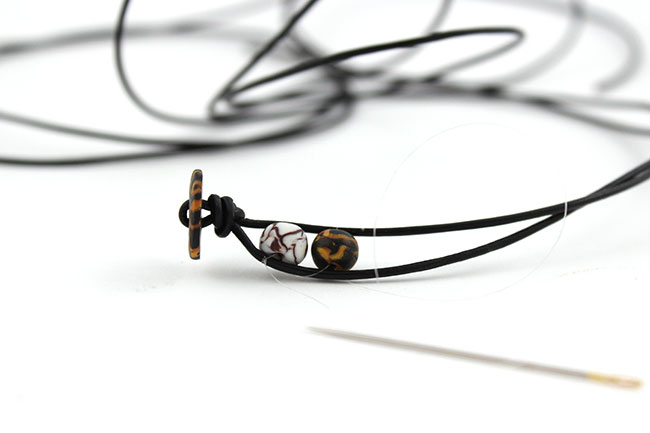 Bracelet wrap en pâte polymère : Etape 13