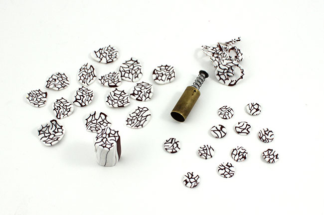 Bracelet wrap en pâte polymère : Etape 9