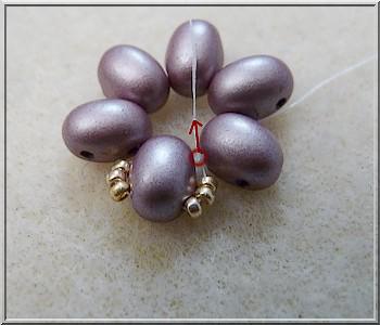 DIY Bijou Pendentif Collier Sasha perles Samos® par Puca® : Etape 4