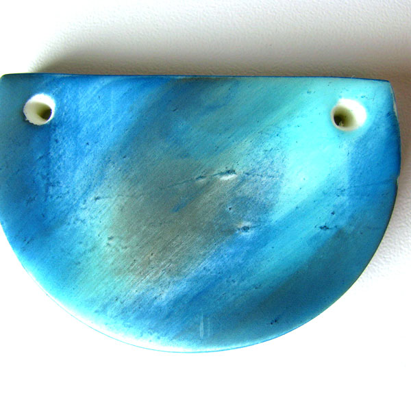 Pendentif Amulet en pâte de modelage sans cuisson WePam avec impression de sérigraphie silkscreen : Etape 6