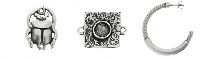 finition argentée vieillie