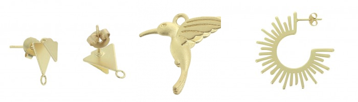 finition dorée satinée