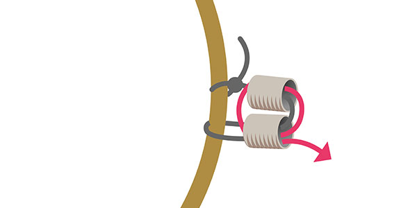 Boucles d'oreilles tissées Miyuki Delicas et Star Beads : Etape 2 Boucles d'oreilles tissées Miyuki Delicas et Star Beads : Etape 2