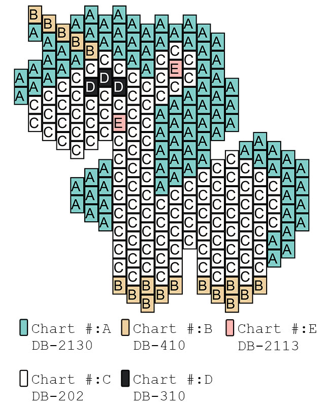 Licorne en tissage Brick Stitch perles Miyuki grille de tissage Licorne en tissage Brick Stitch perles Miyuki grille de tissage