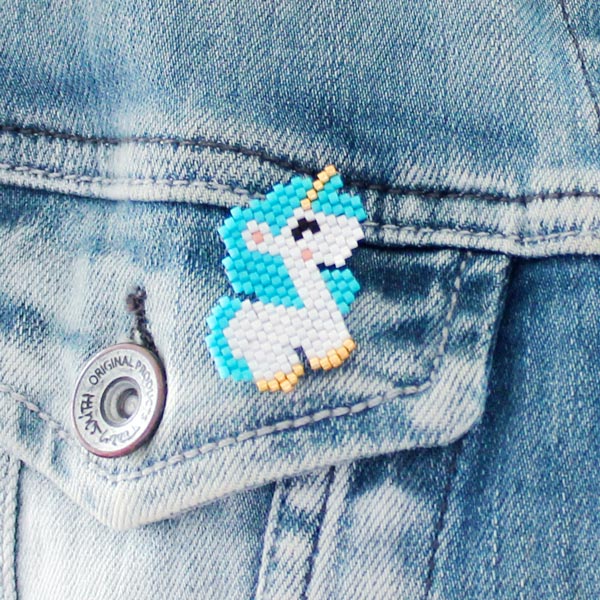 Schéma Comment faire du tissage Brick Stitch à l'aiguille ? Schéma Comment faire du tissage Brick Stitch à l'aiguille ?