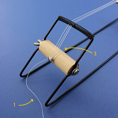 Bracelet tissé Miyuki avec nœud coulissant : Etape 2 Bracelet tissé Miyuki avec nœud coulissant : Etape 2