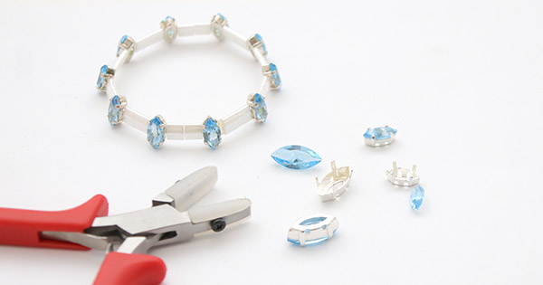 Schéma Comment sertir des cabochons ?