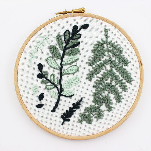 Schéma Broderie laine : Quel matériel pour la punch needle ?