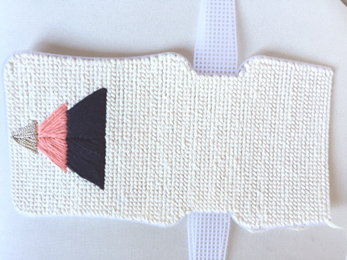 Pochette Canevas et laine Natura XL : Etape 5