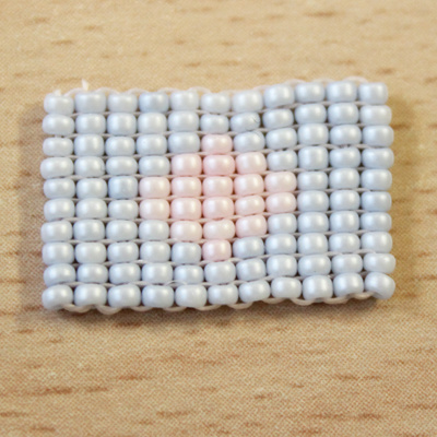 Bagues tissage de perles rectangle Miyuki : Etape 7 Bagues tissage de perles rectangle Miyuki : Etape 7