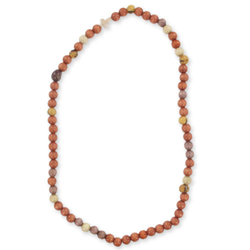 Collier Pompons et Rondes en bois : Etape 2 Collier Pompons et Rondes en bois : Etape 2